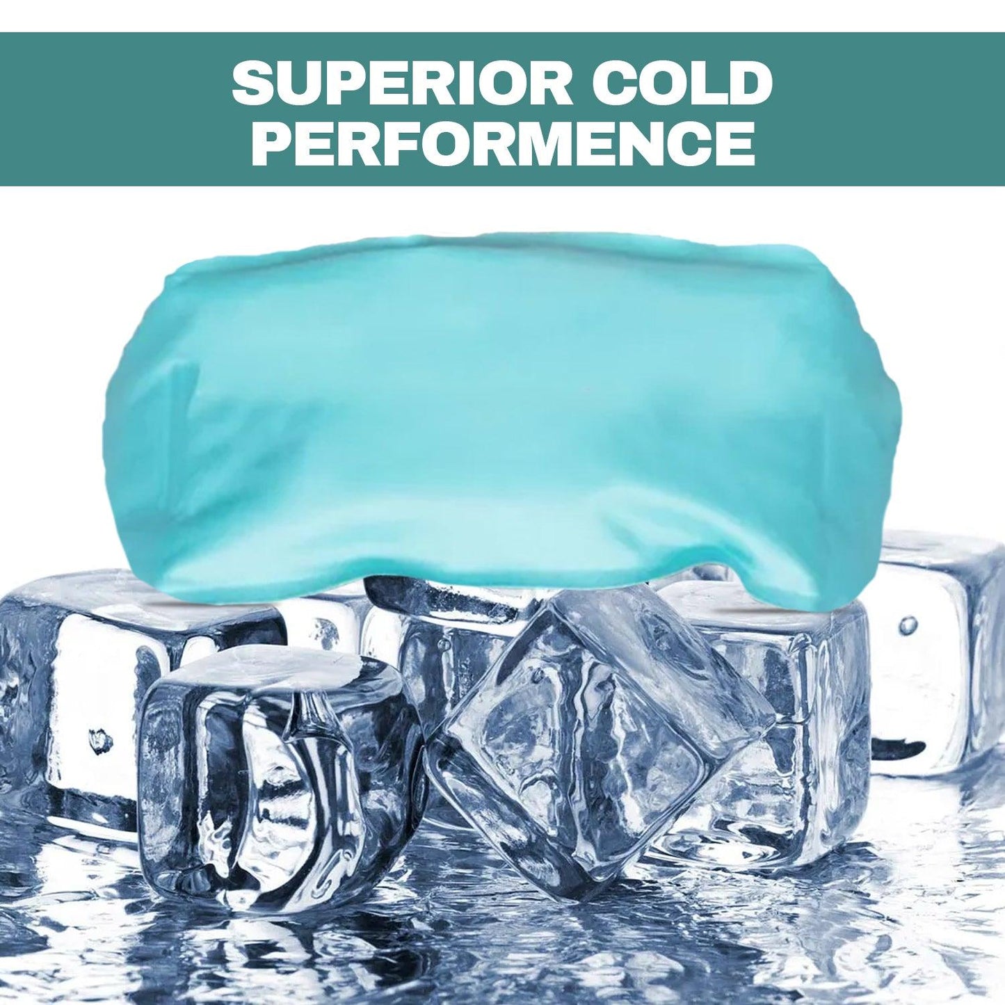 Migraine Ice Pack - Adjustable Head Wrap For Hot Cold Therapy