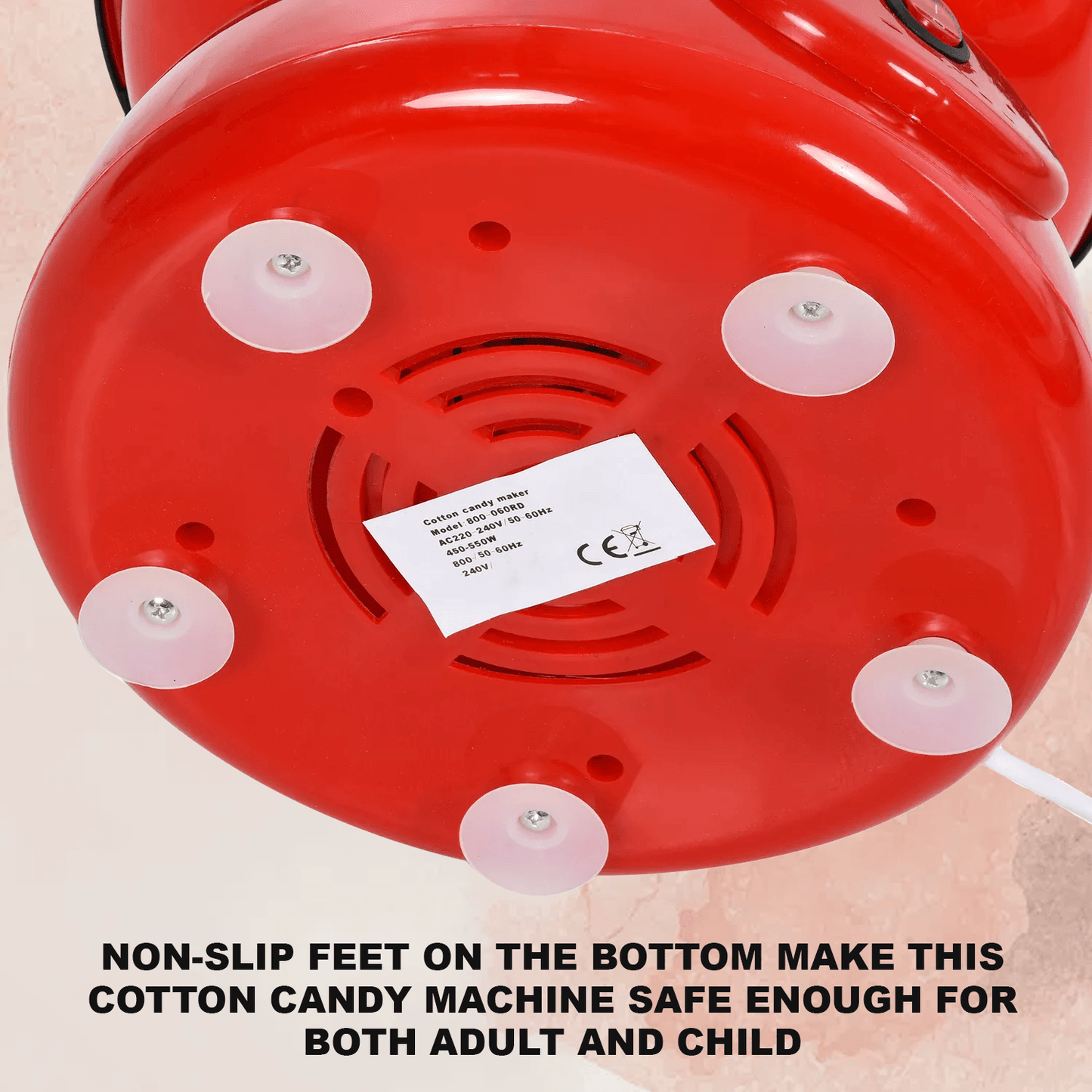 Cotton Candy Floss Machine - 450w Electric Candyfloss Machine Non-stick Cotton Sugar Candy Floss Maker DIY