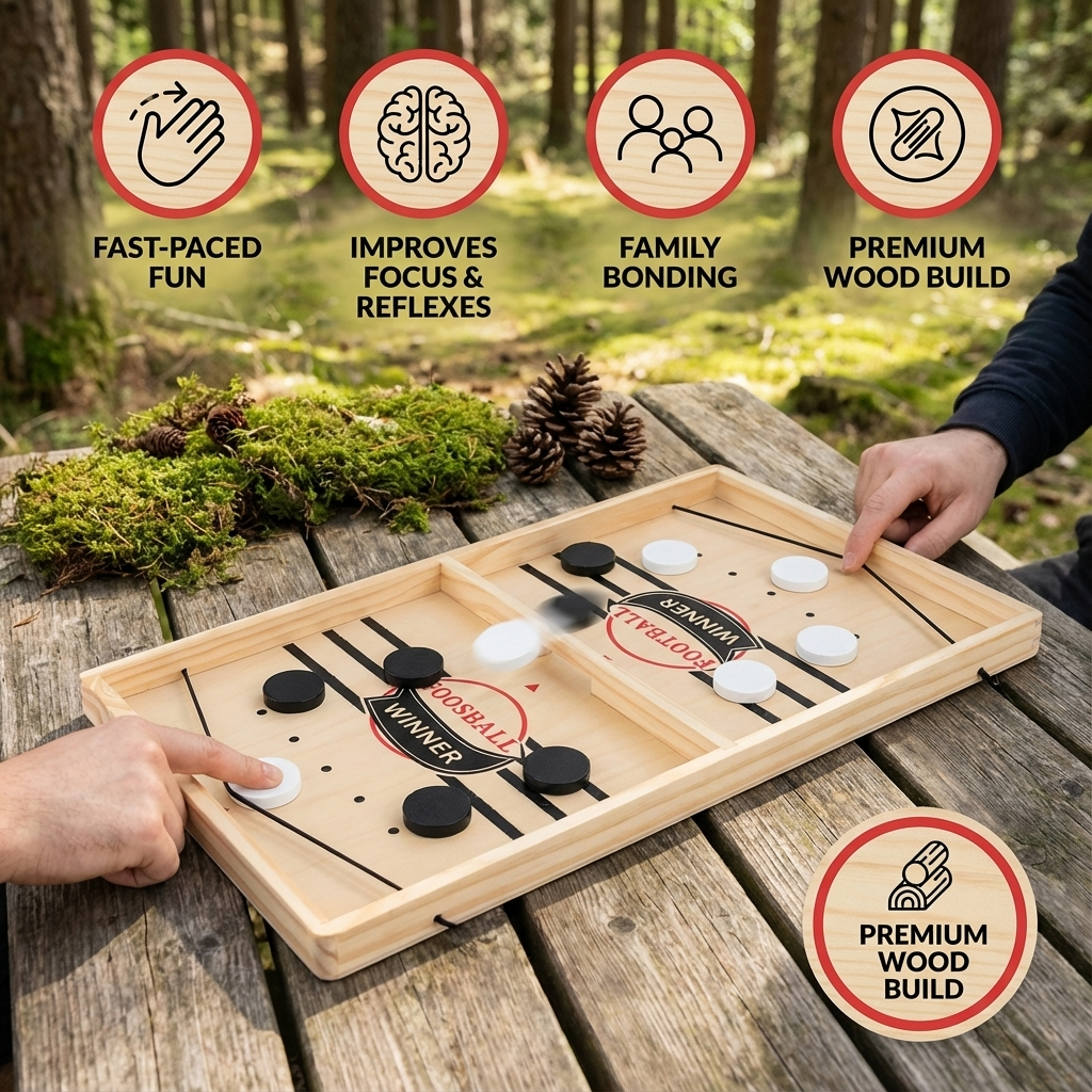 Wooden Sling Shot Chess board game