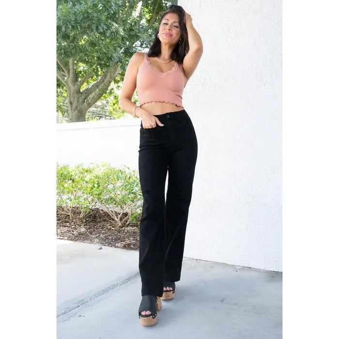 🔥Last Day Sale 50%🔥Speechless High Rise Straight Jeans（Perfect for ALL seasons!）