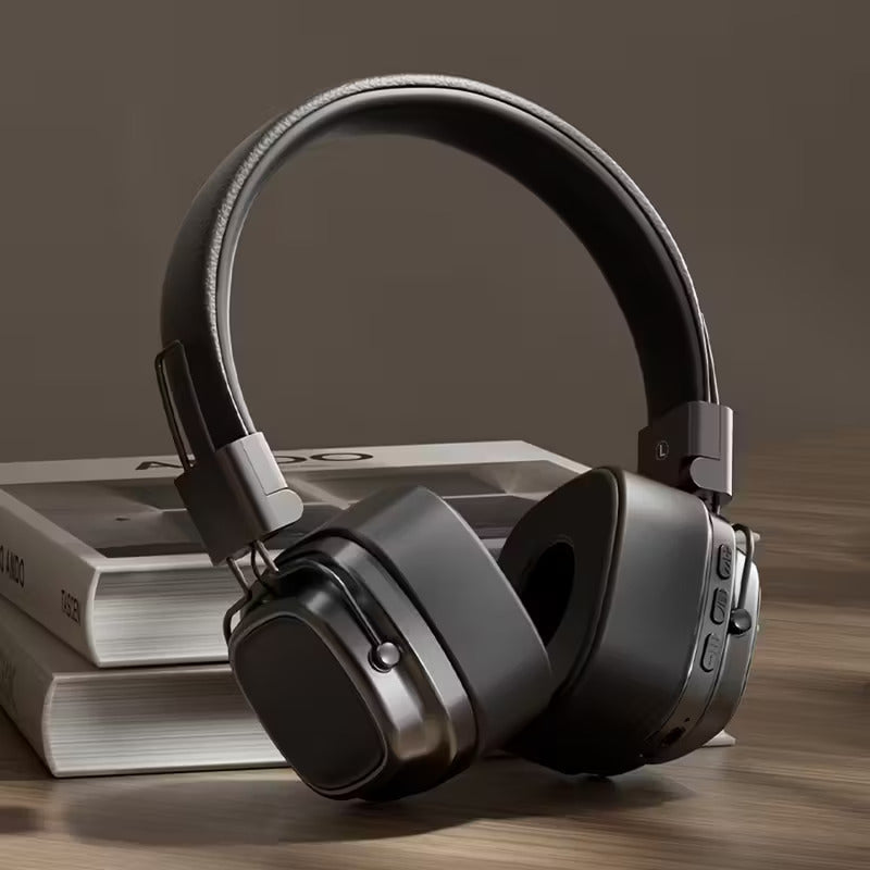 Airwatch Retro Wireless Headphones – Metal Design, HiFi Sound & Deep Bass Audio