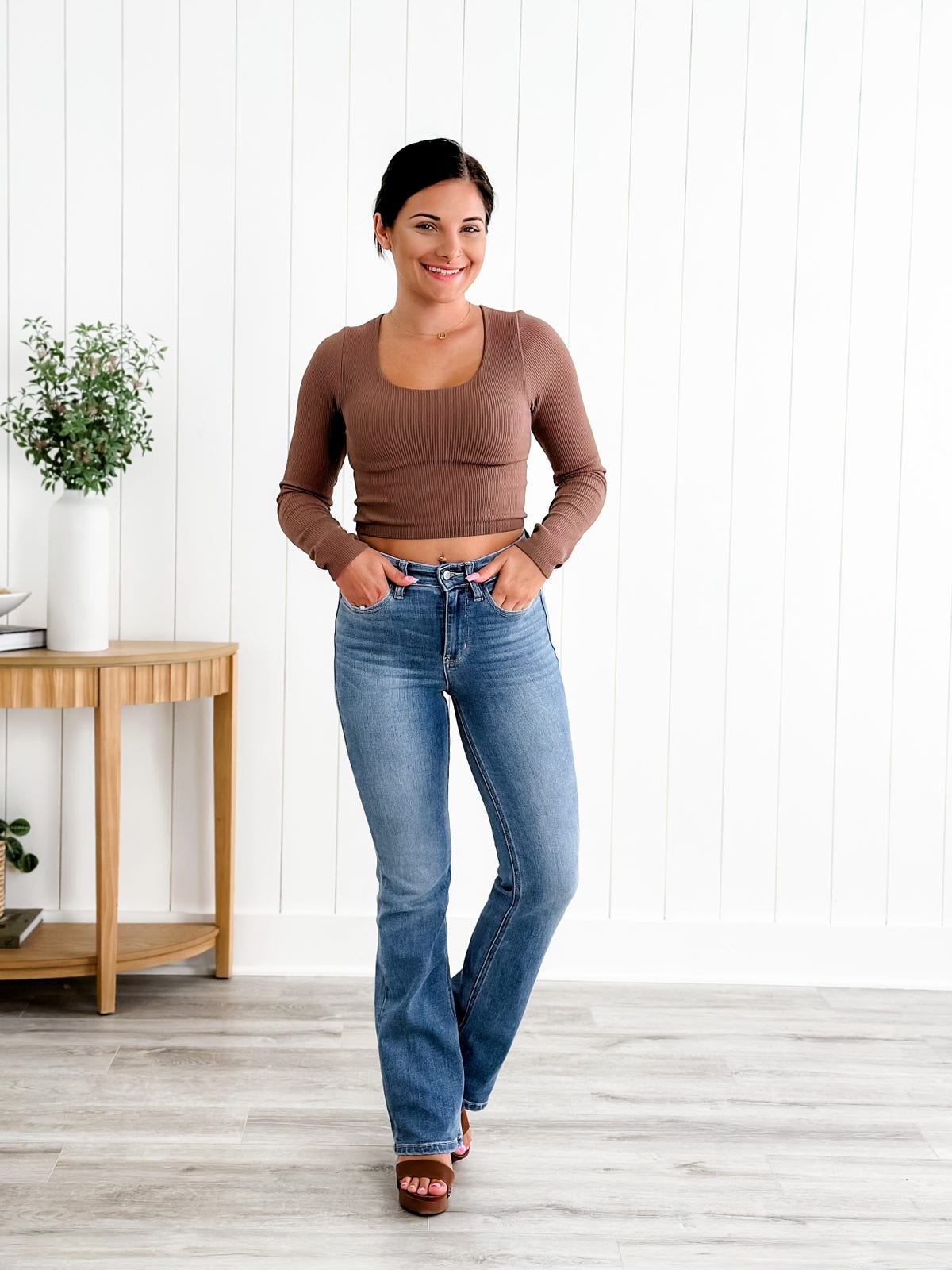 🍂 Seasonal Sale 50% off 🍂 Holy Grail Tummy Control Bootcut Jeans👖
