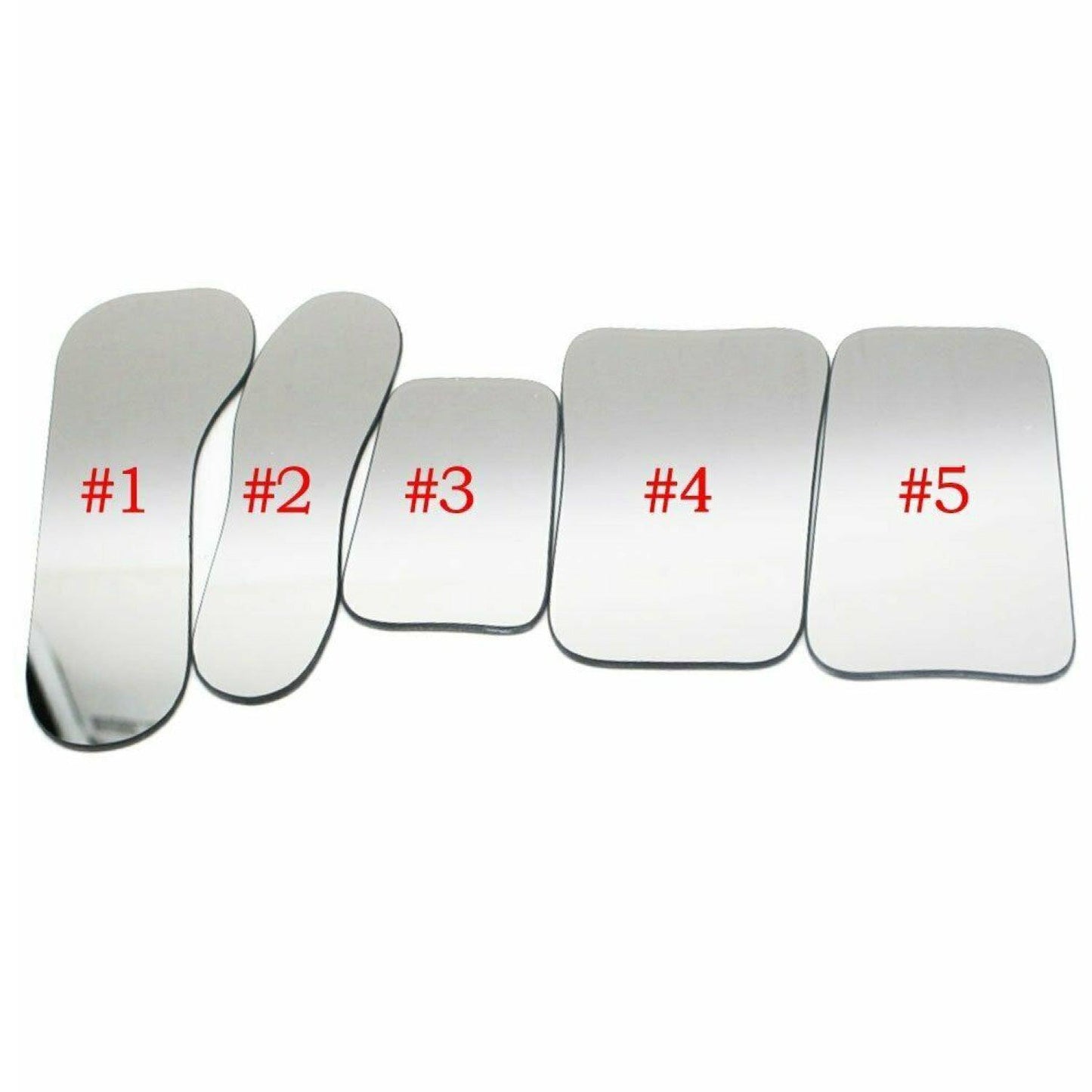 Dental Photography Mirrors - 5pcs Intra-Oral Mirror Dental Care Kits Oral Photographic Reflector Dental Orthodontic Intraoral Photographic