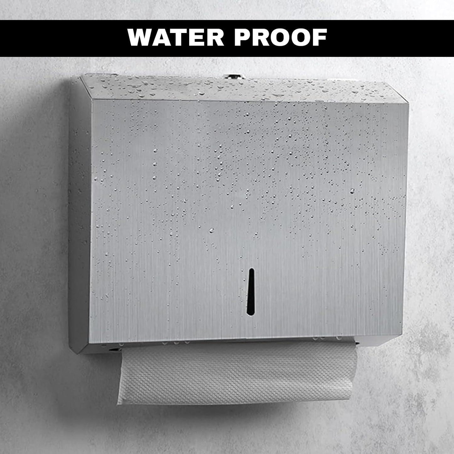Bathroom Tissue Dispenser - Hand Paper Towel Dispenser Home Toilet Holder Wall Mounted Bathroom Tissue Box