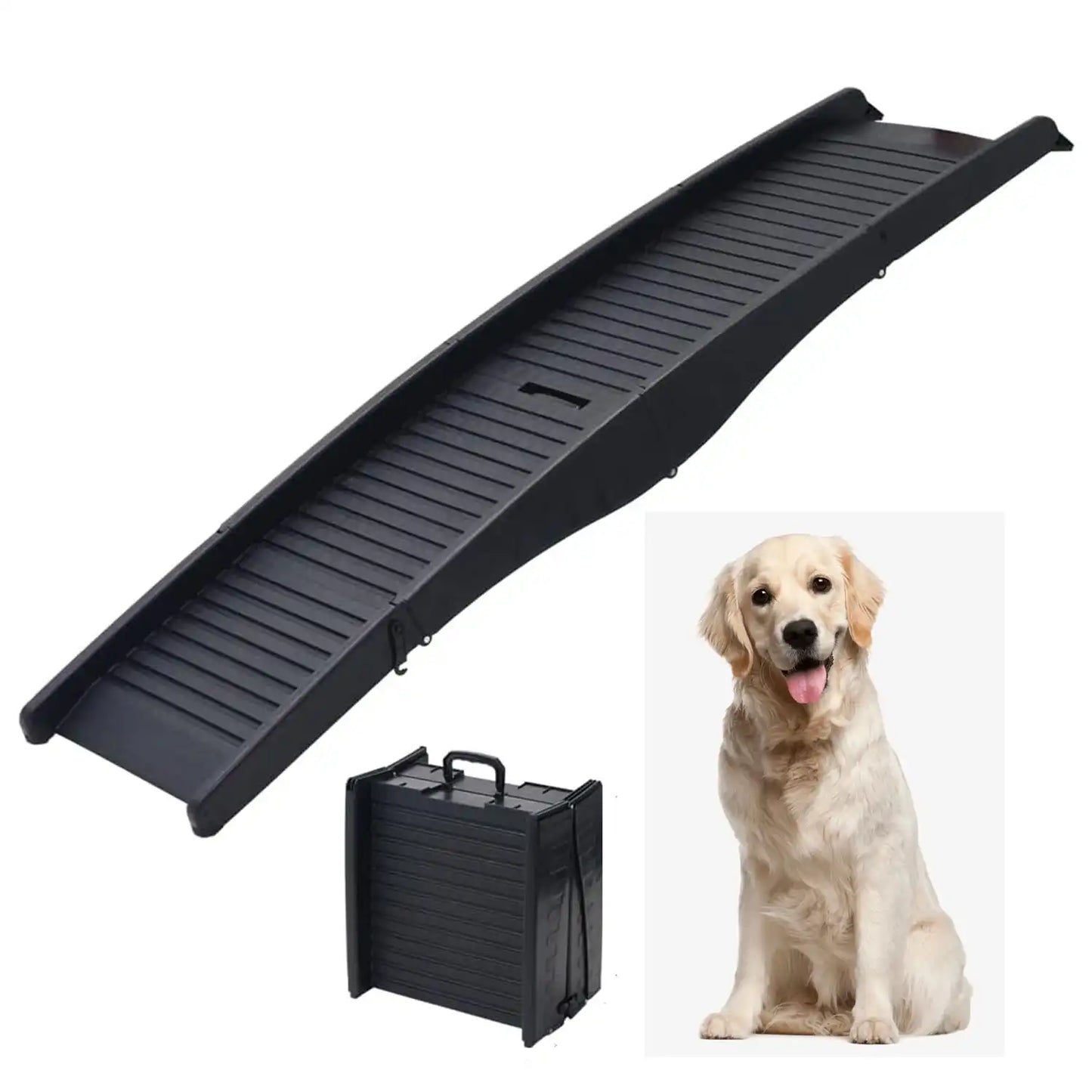 Dog Ramp for Car – Lightweight, Anti-Slip Pet Ramp for Safe Climbing