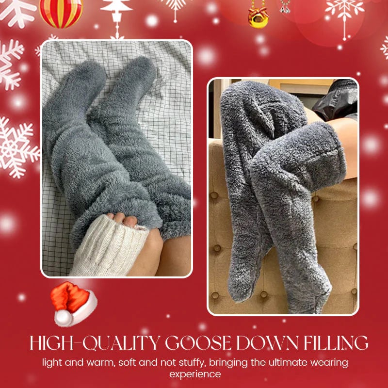 ⏰Hot Sale 50% OFF!!💥goose down knee socks!🎄