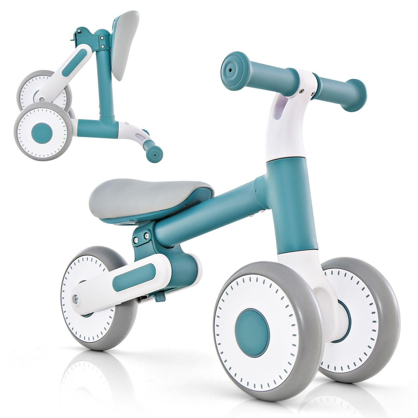 Baby Balance Bike - Toddler Walker Training Bicycle with Adjustable Seat