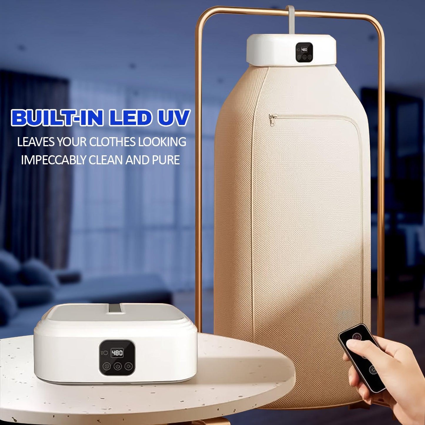 Electric Air Dryer - Portable Clothes Dryer Hot Quickly Drying Air Dry Machine Home