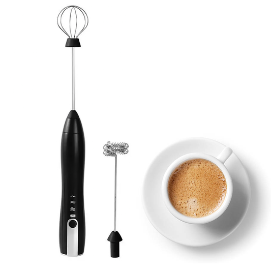 Electric Milk Frother – Handheld Foam Maker for Coffee, Latte, Cappuccino & Hot Chocolate