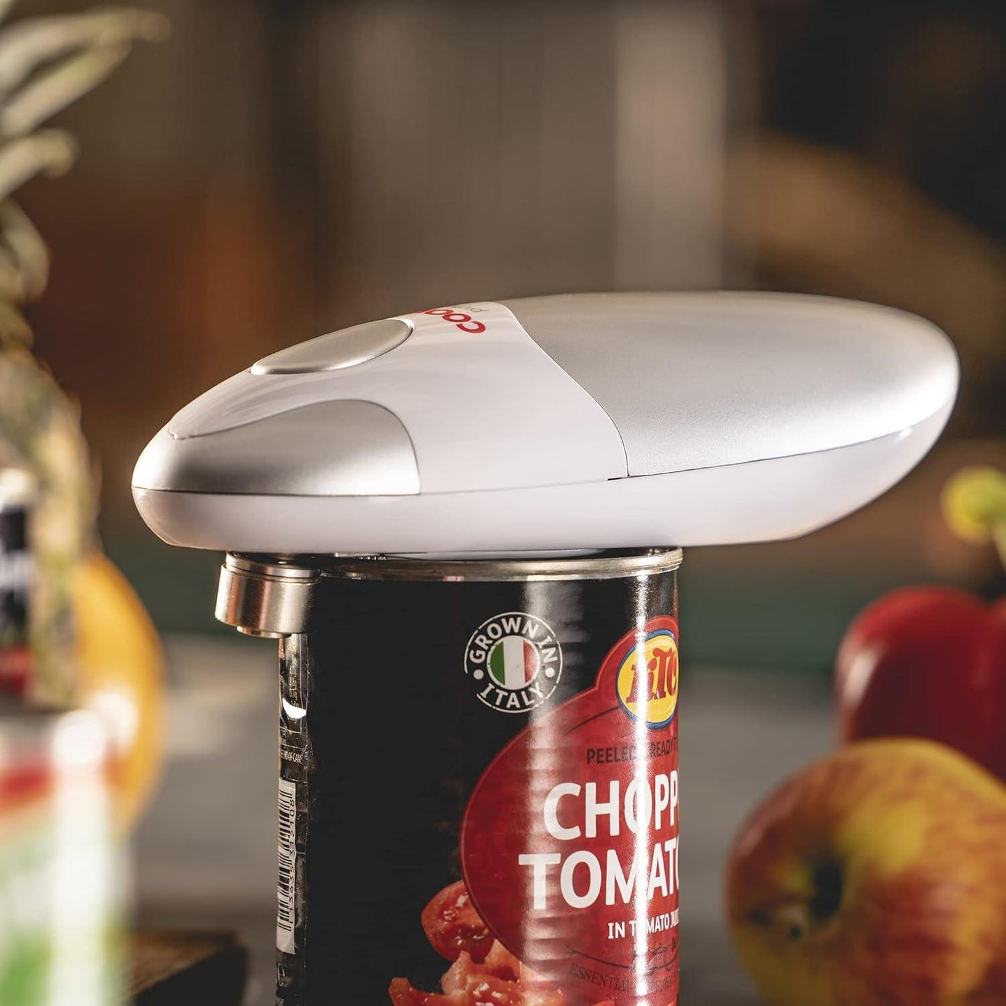 Electric Tin Can Opener - Automatic One Touch Battery Operated Cooks Professional Can Opener