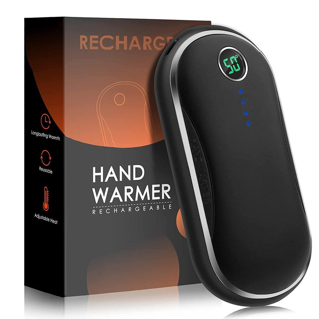 Rechargeable Hand Warmers - 10000mAh Power Bank Pocket Hand Warmer with 3 Heating Levels