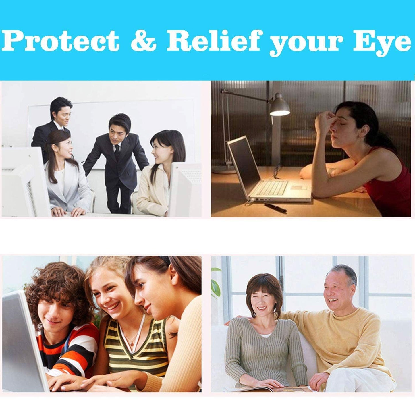 Electric Eye Massager - Rechargeable Eye Therapy Mask with Hot Compress/Air Pressure/Bluetooth Music and 5 Working Modes