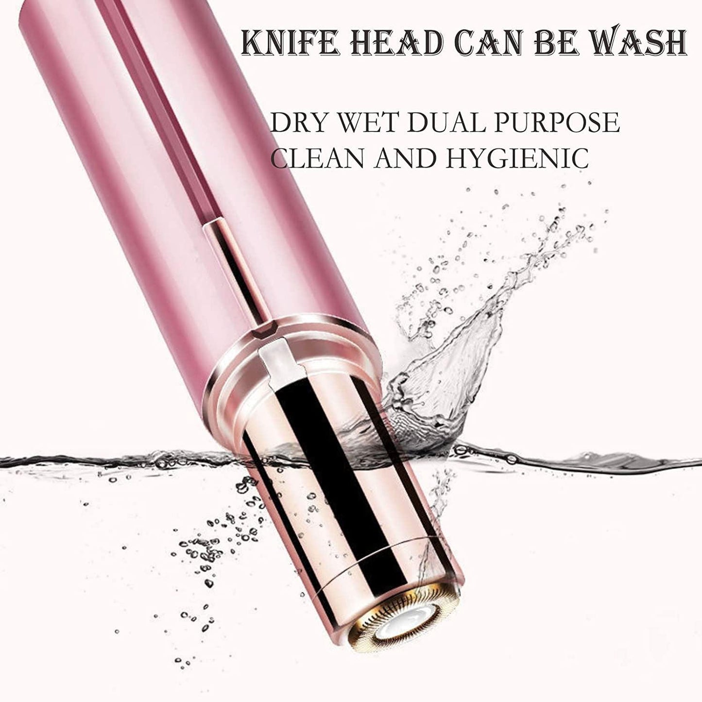 Eyebrow Trimmer for Women - Rechargeable Facial Hair Remover Face Hair Trimmer Eyebrow Razor Portable Mini Epilator