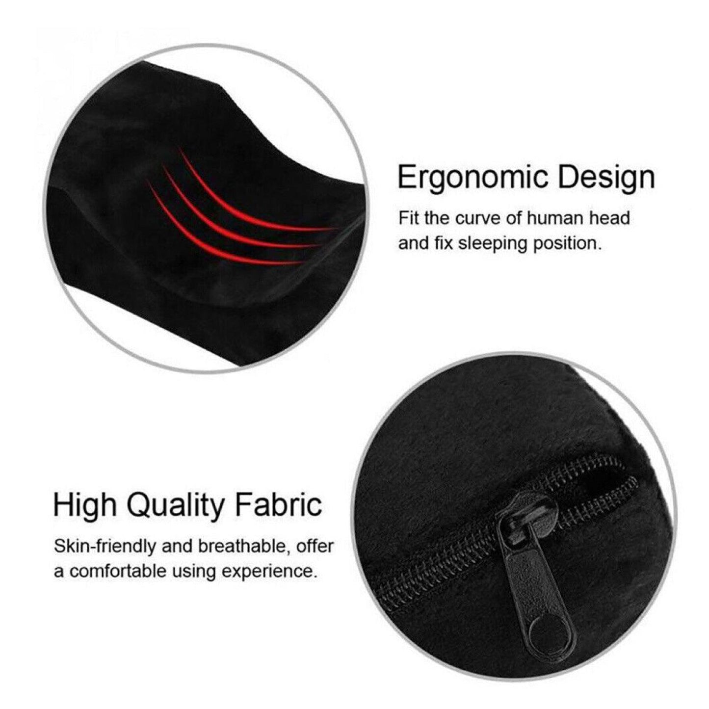 Eyelash Extension Pillow - U-shape Ergonomic Curve Pillow, Makeup Grafting Eyelash Pillow Neck Support Curve for Salon Home