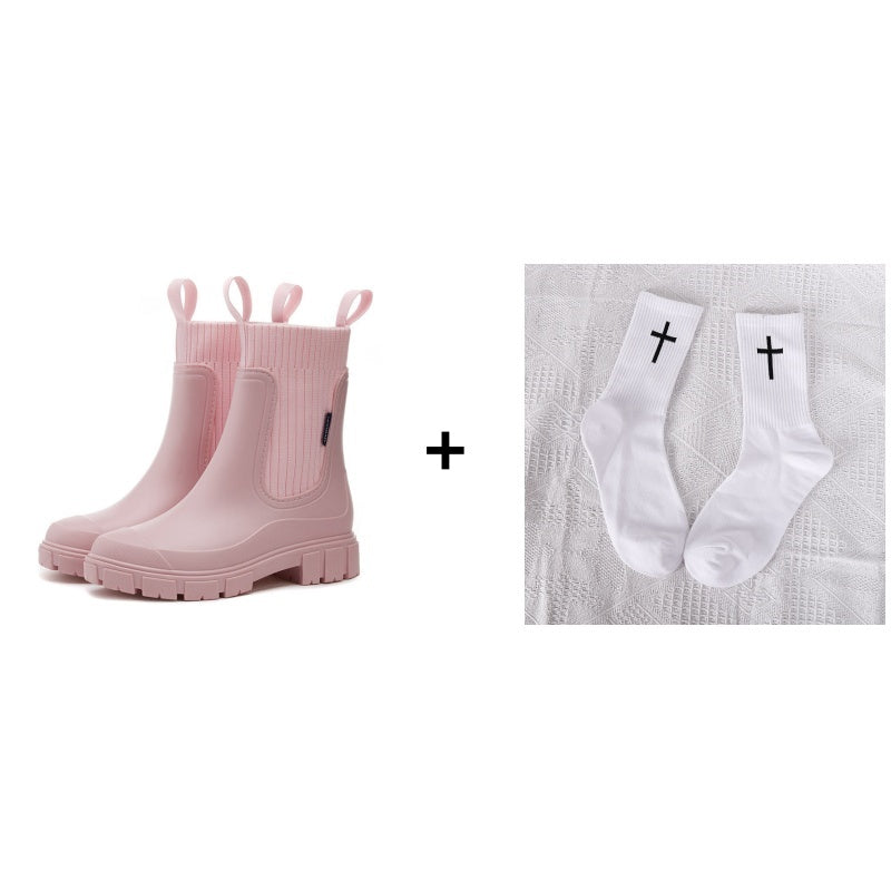 Waterproof Non-Slip Thick Sole Mid-Calf Boots