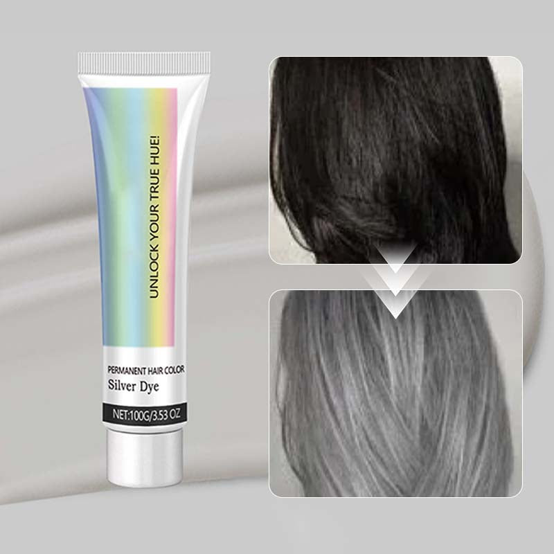 💥2025 new upgrade🎁2-in-1 Natural Essence Extract Silver Hair Dye