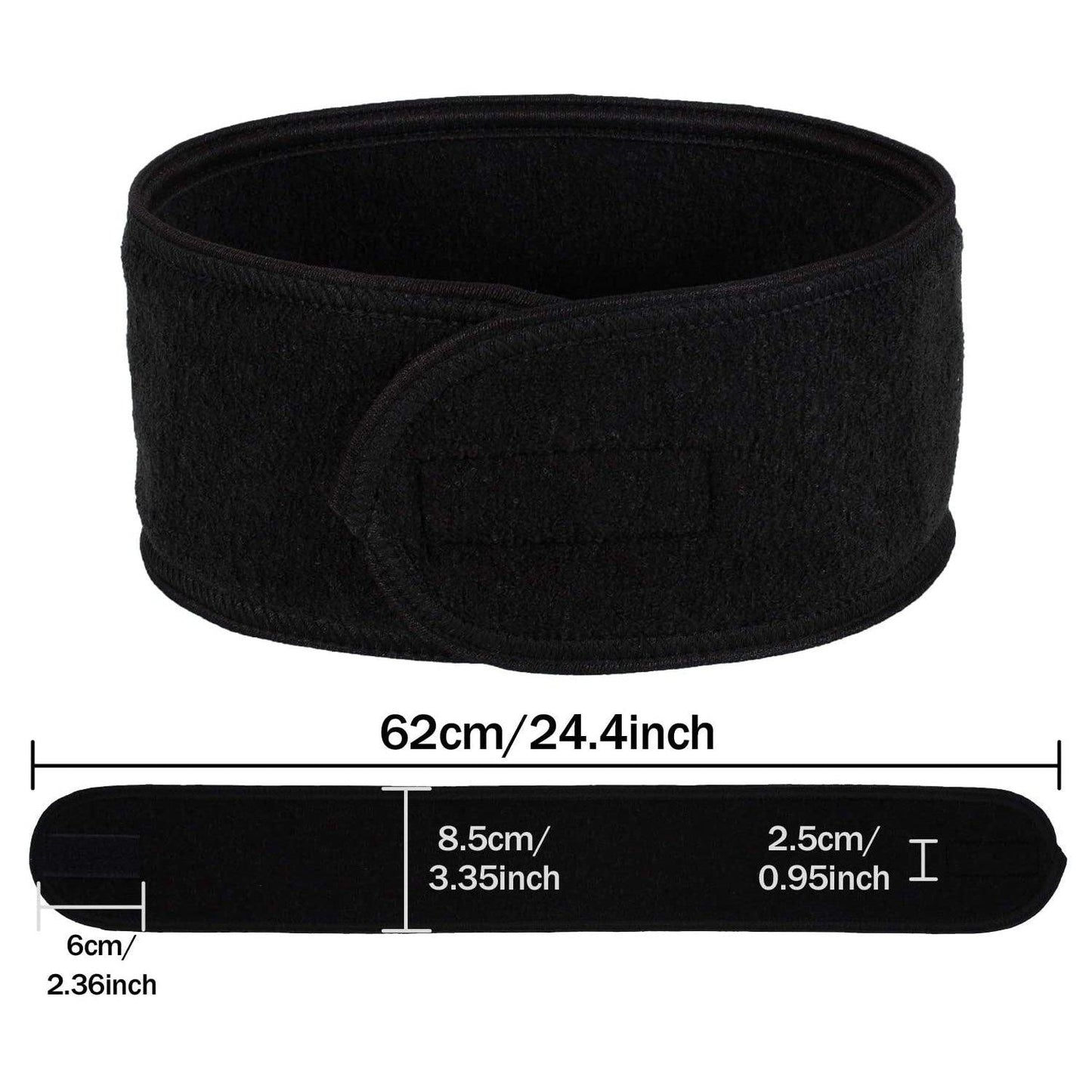 Spa Facial Headband - Make up Hair Band Terry Cloth Headband Stretch Towel for Sport Yoga Shower