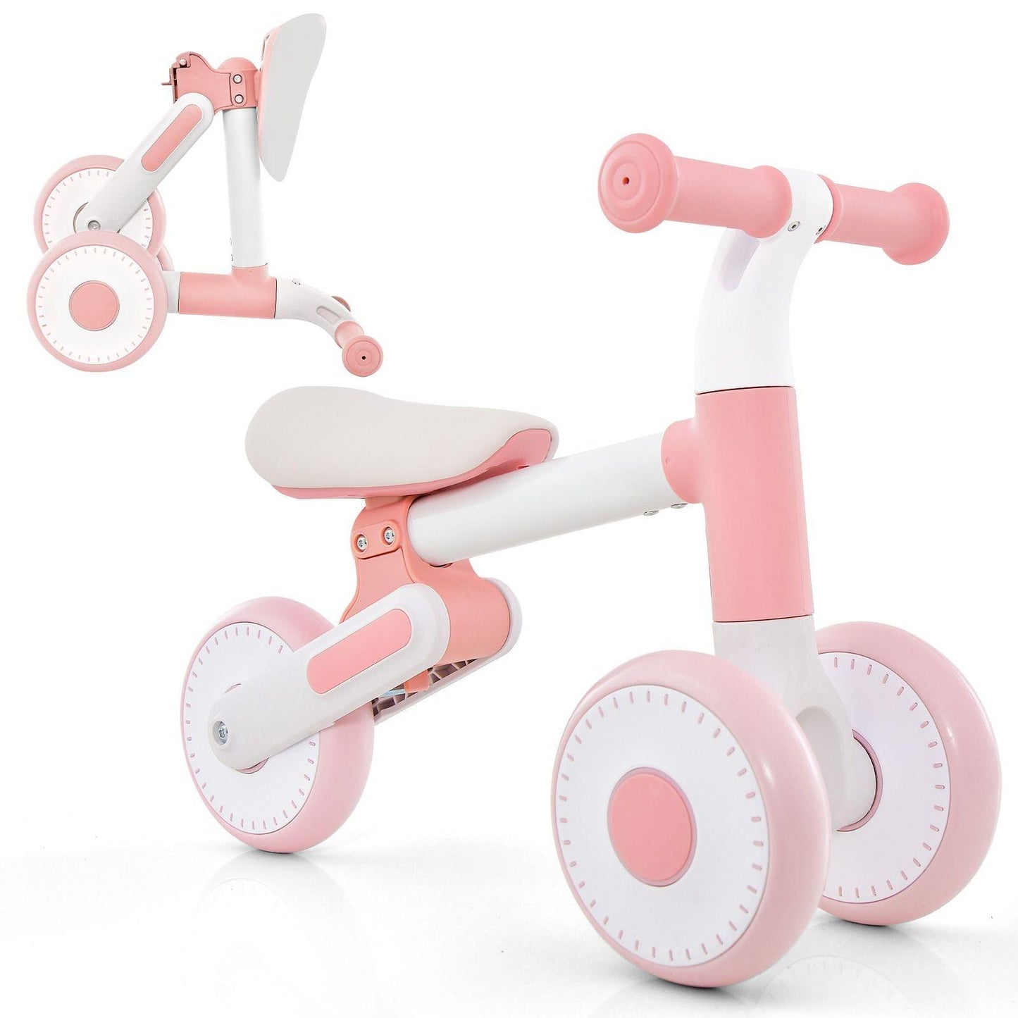 Baby Balance Bike - Toddler Walker Training Bicycle with Adjustable Seat