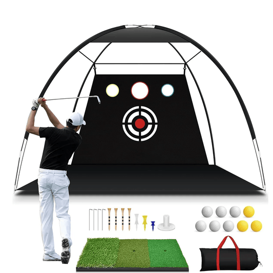 Golf Hitting Net - 2M Large Golf Practice Net Hitting Nets Driving Netting Chipping Cage Training