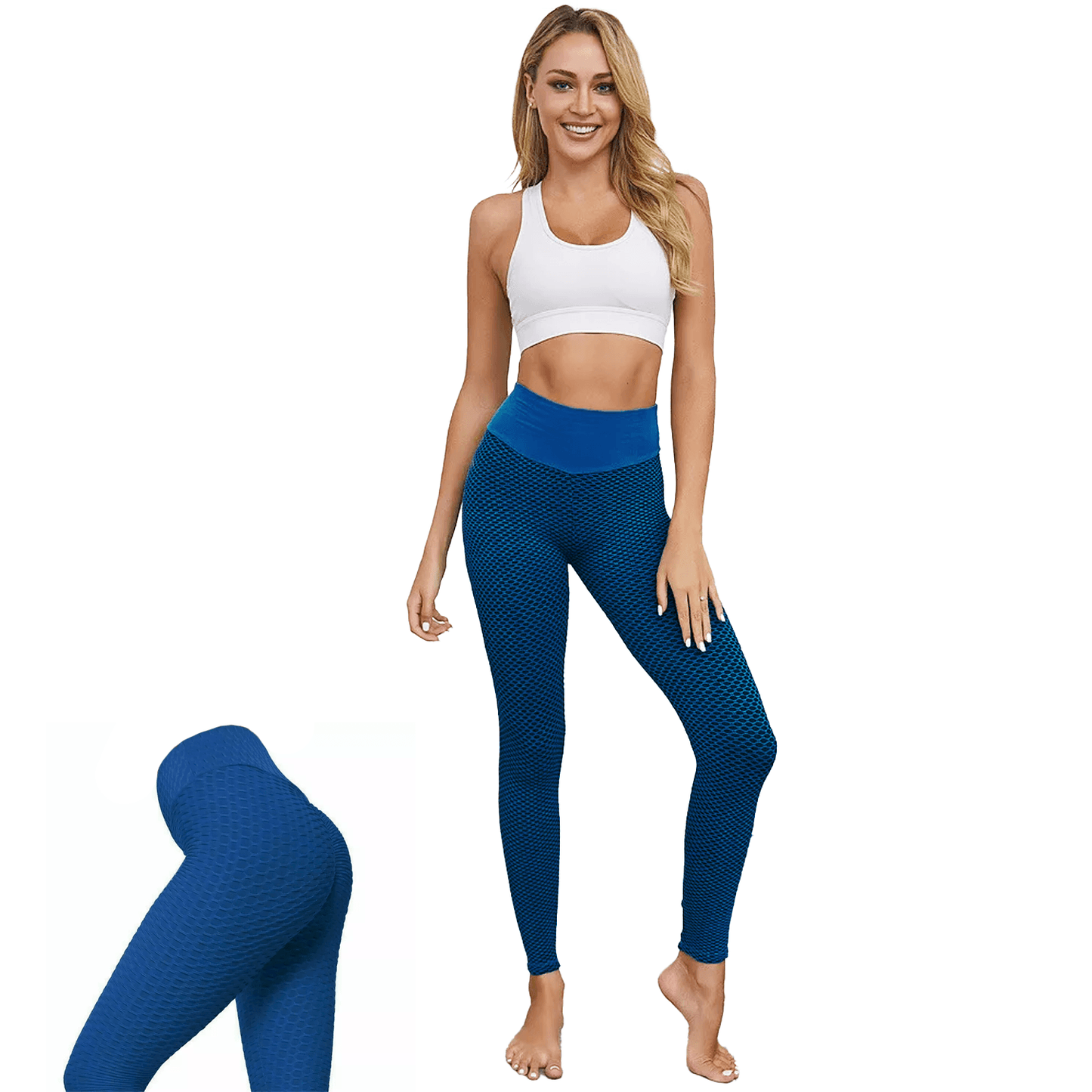 Anti Cellulite Leggings - Women Anti-Cellulite Yoga Pants Push Up Tik Tok Leggings Bum Butt Lift Sport Gym