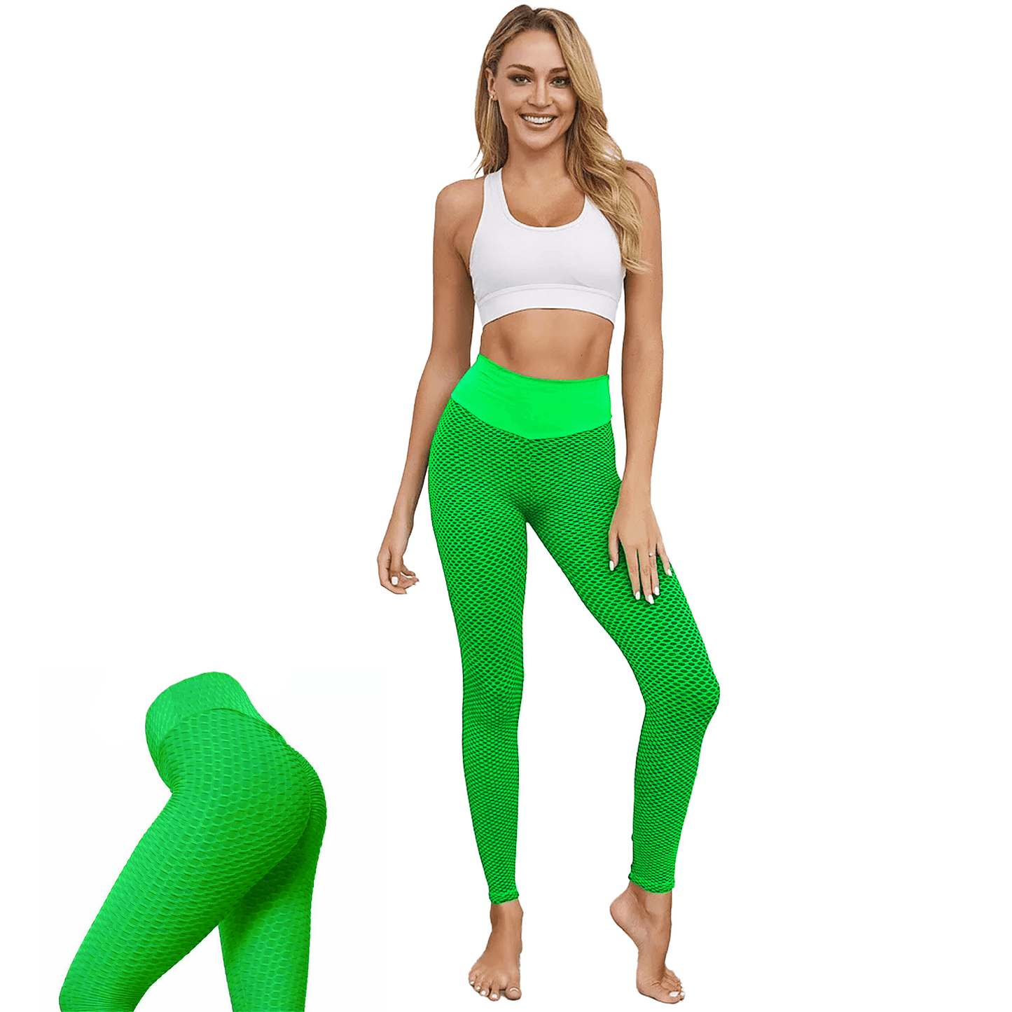 Anti Cellulite Leggings - Women Anti-Cellulite Yoga Pants Push Up Tik Tok Leggings Bum Butt Lift Sport Gym