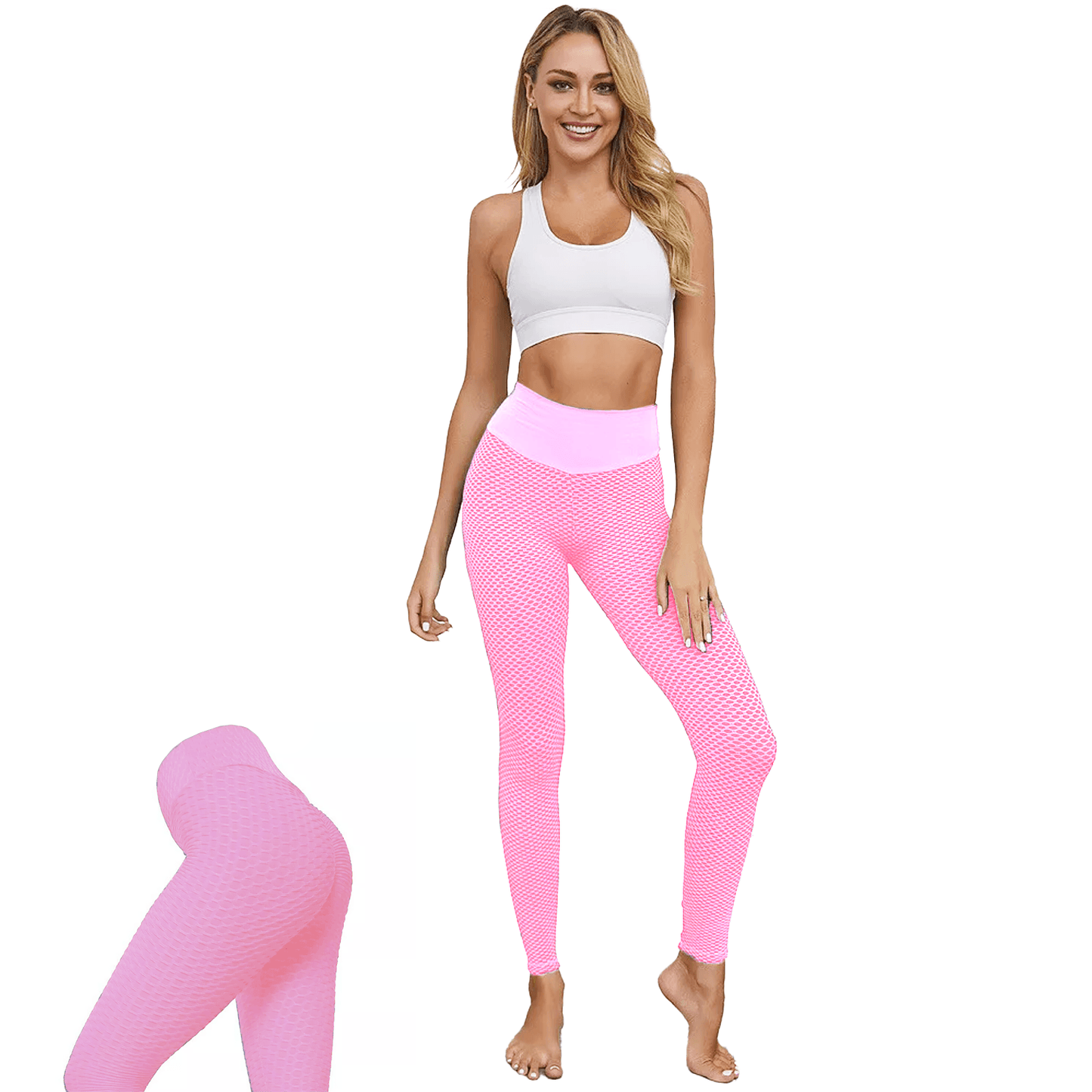 Anti Cellulite Leggings - Women Anti-Cellulite Yoga Pants Push Up Tik Tok Leggings Bum Butt Lift Sport Gym