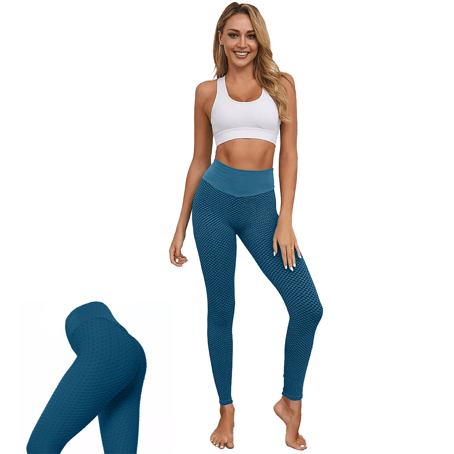 Anti Cellulite Leggings - Women Anti-Cellulite Yoga Pants Push Up Tik Tok Leggings Bum Butt Lift Sport Gym