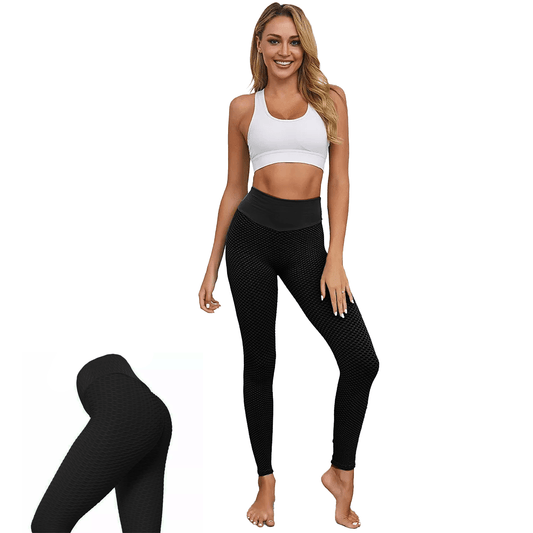 Anti Cellulite Leggings - Women Anti-Cellulite Yoga Pants Push Up Tik Tok Leggings Bum Butt Lift Sport Gym
