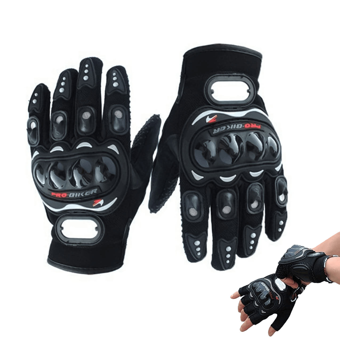 Pro Biker Gloves - Bike Riding Safety Gloves