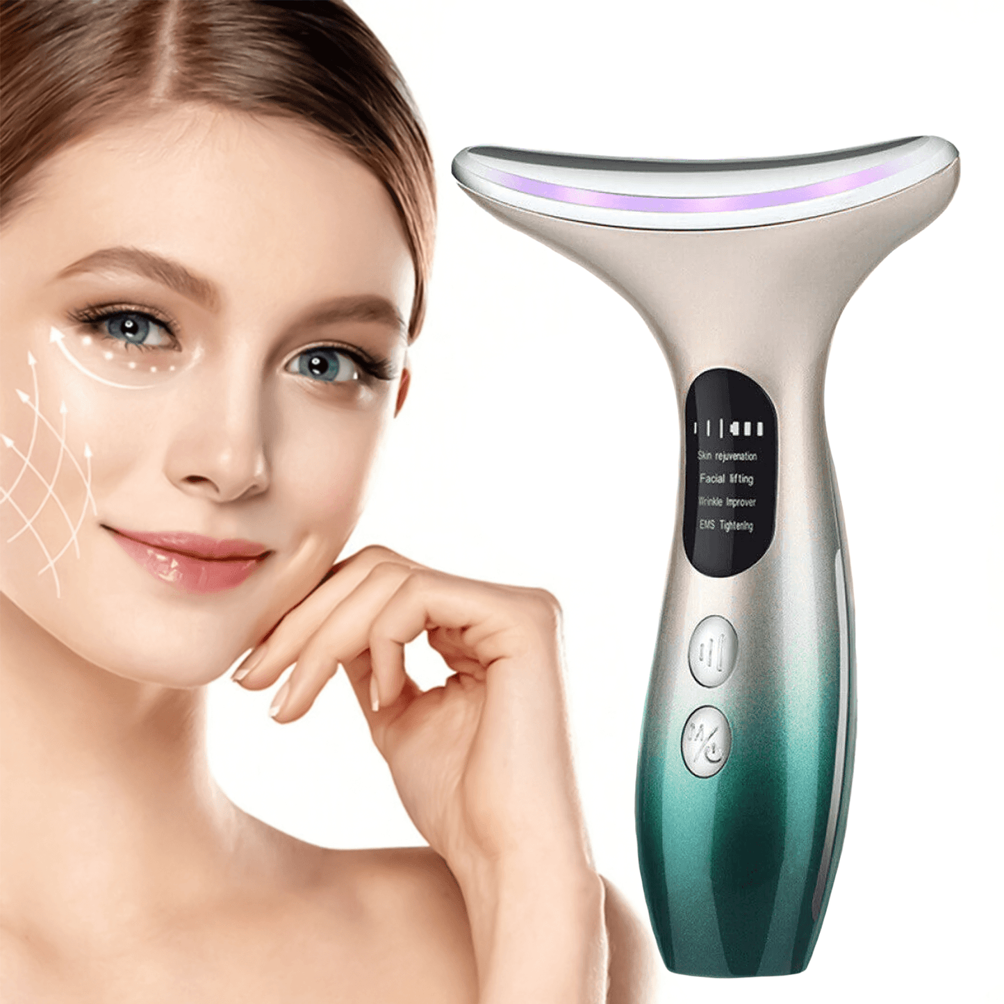 Cream for Wrinkles Neck - V Shaping Massager Electric Slim LIFT Double Chin Removal device