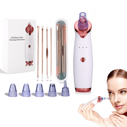 Best Blackhead Remover Vacuum - Professional Pore Cleaner Vacuum Blackhead Remover Rechargeable 5 Suction Levels