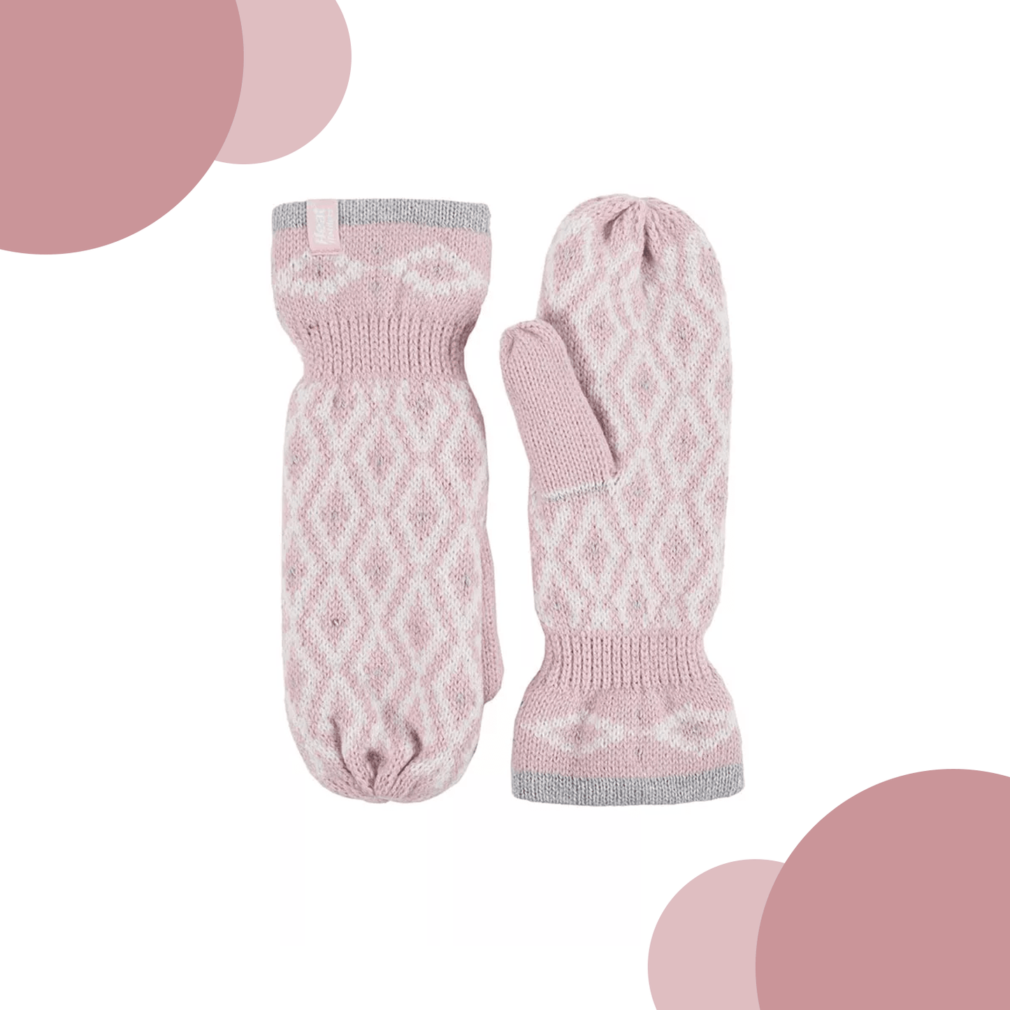 Ladies Thermal Mittens - Copenhagen Heat Holder Heatweaver Thermal Warm Mittens