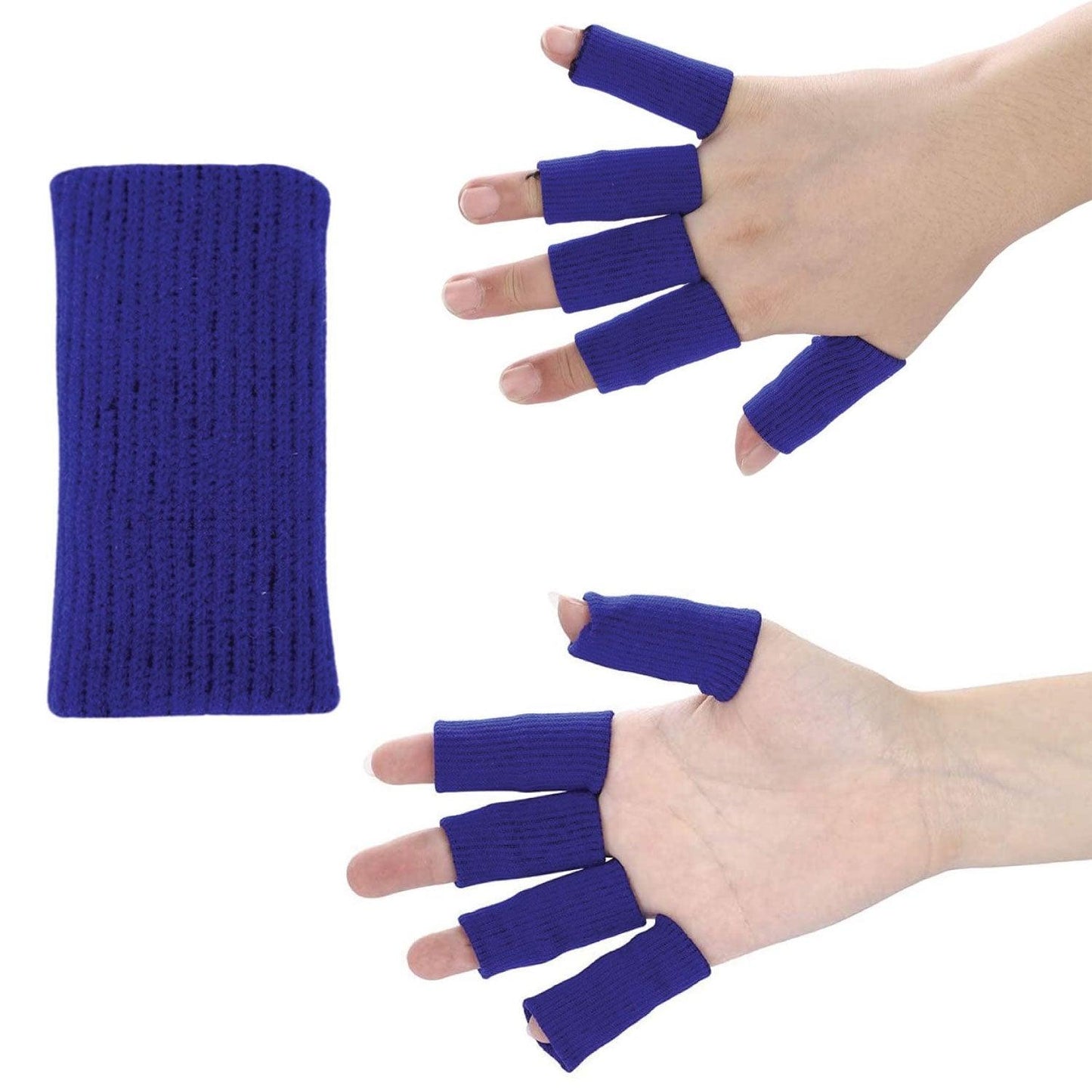 Finger Support Brace - Finger Guard Pads Support Arthritis Sleeve Trigger Fingers Sports Aid Bandage