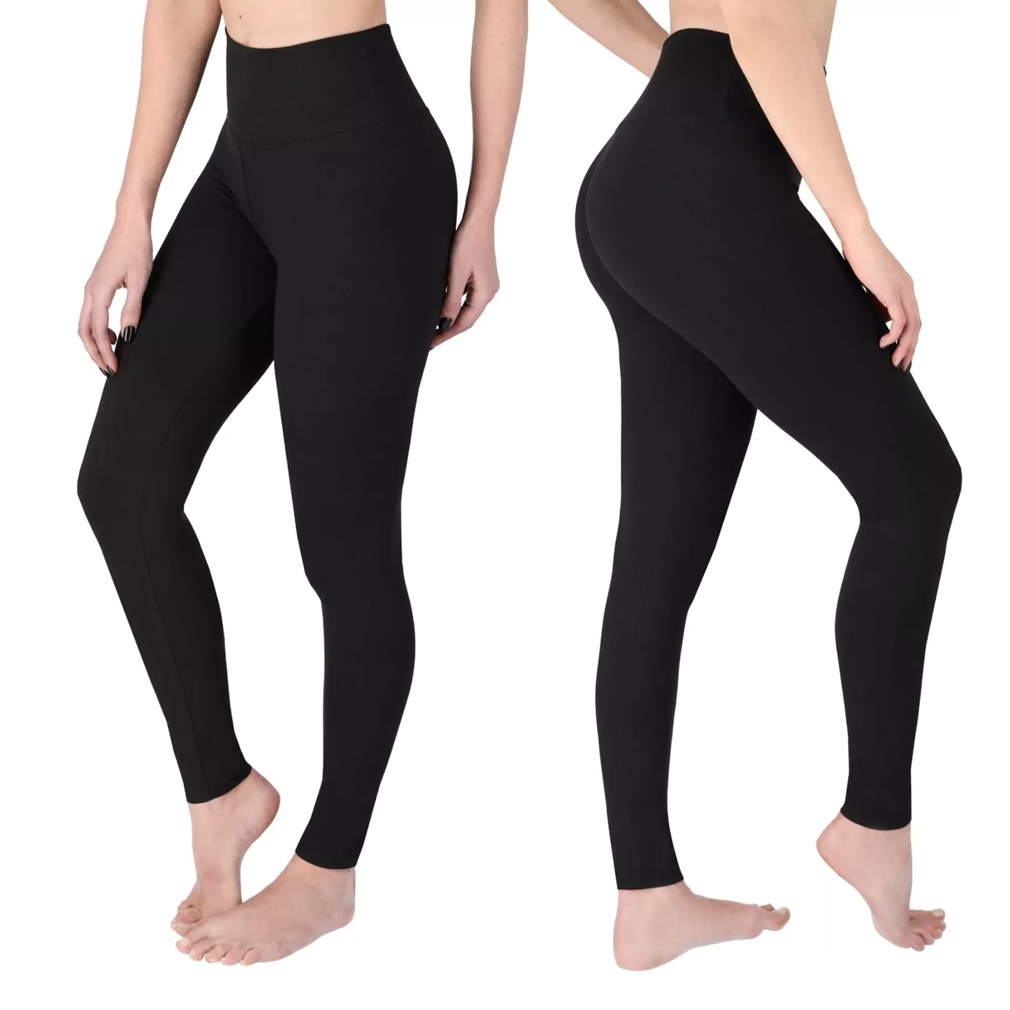 High Waisted Ladies Leggings – Stretchy, Tummy Control Workout & Everyday Wear