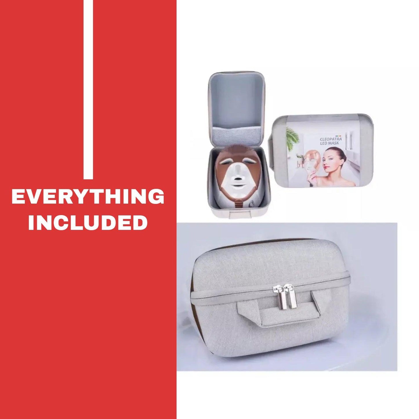 LED Light Therapy Mask - LED Skin Treatment Mask (7 Colour Setting) Smart Touch