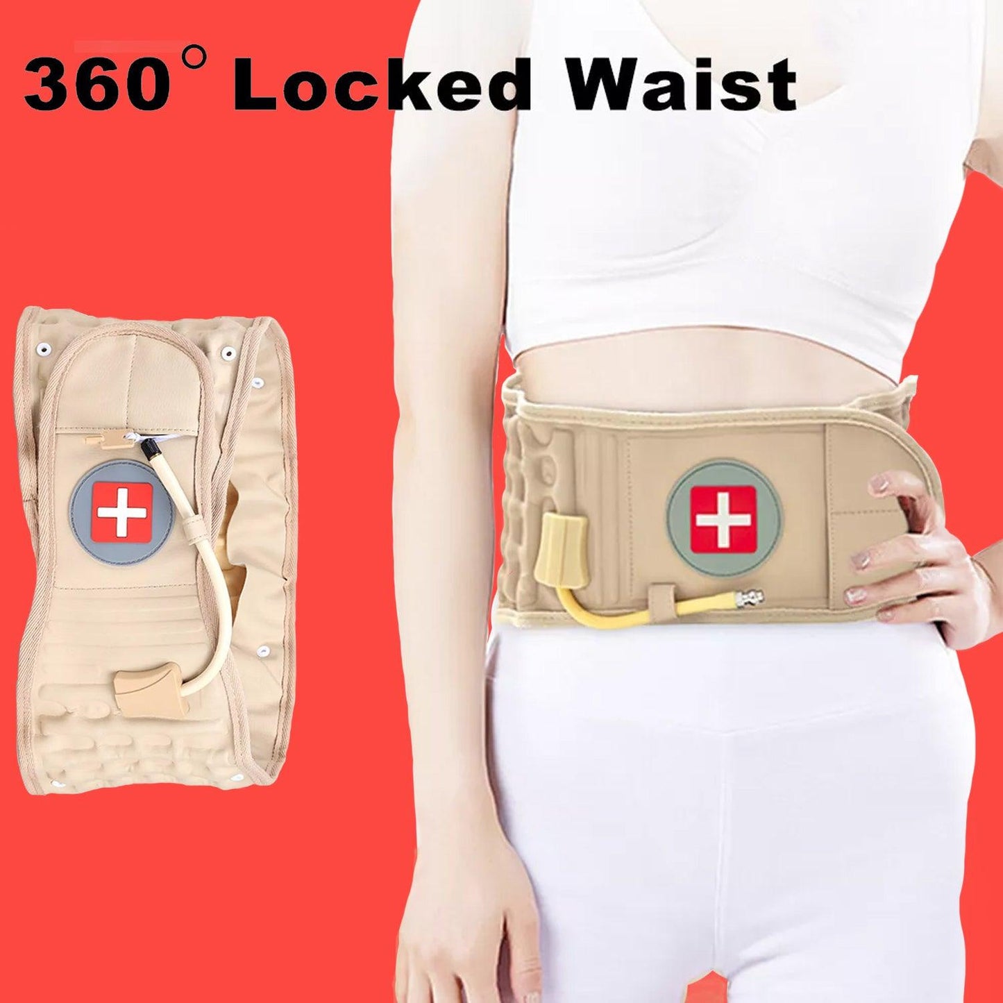 Lumbar Support Belt - Pain Relief Lower Back Spine Decompression Belt Back Brace