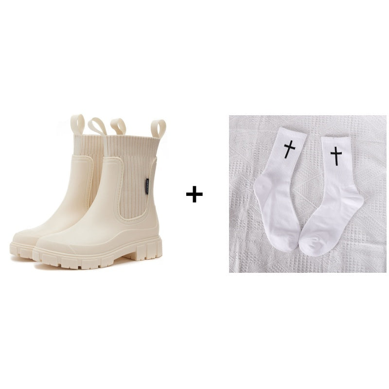 Waterproof Non-Slip Thick Sole Mid-Calf Boots
