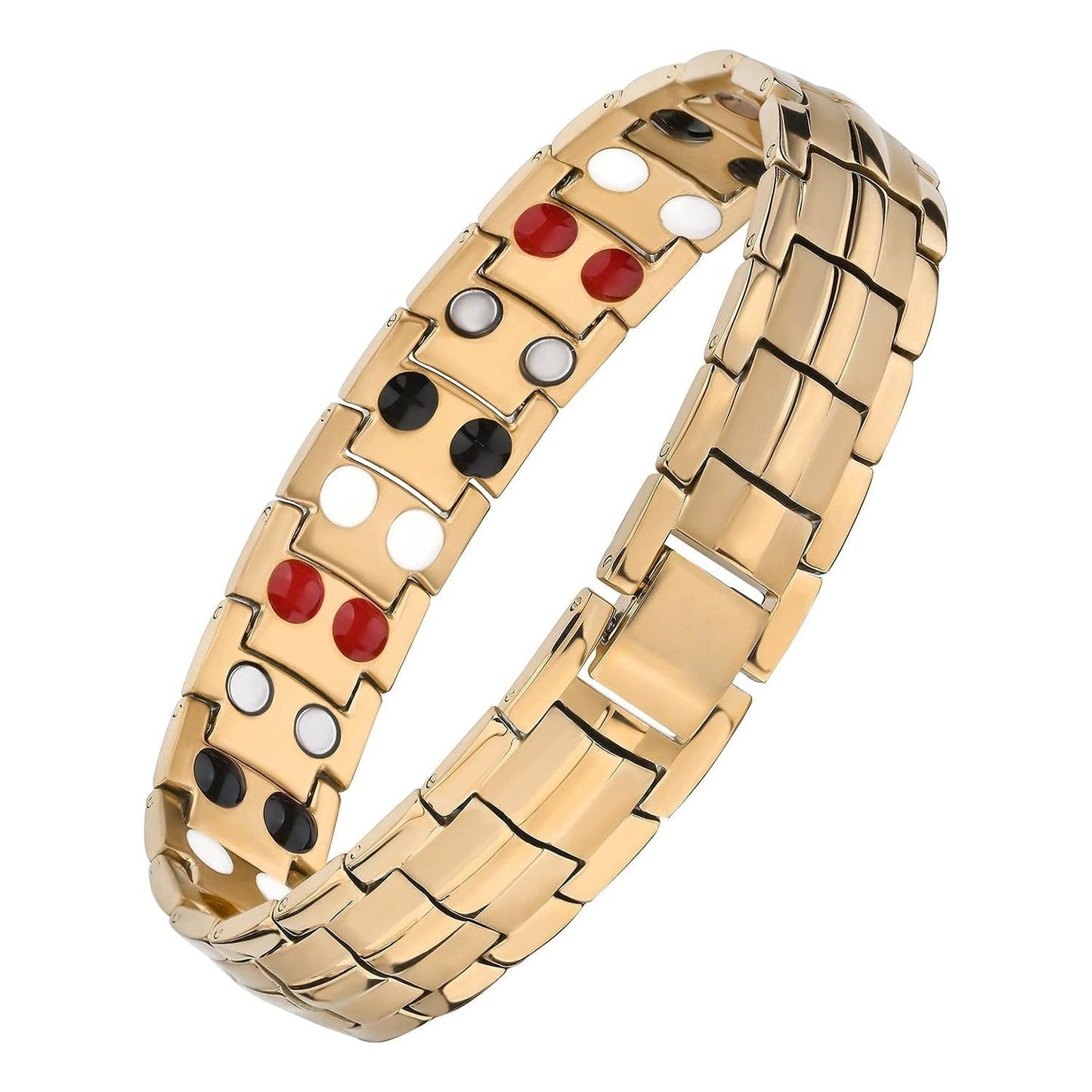 Magnetic Bracelet - Titanium Double Row Bio 4in1 Magnetic Bracelet | Arthritis Pain Relief