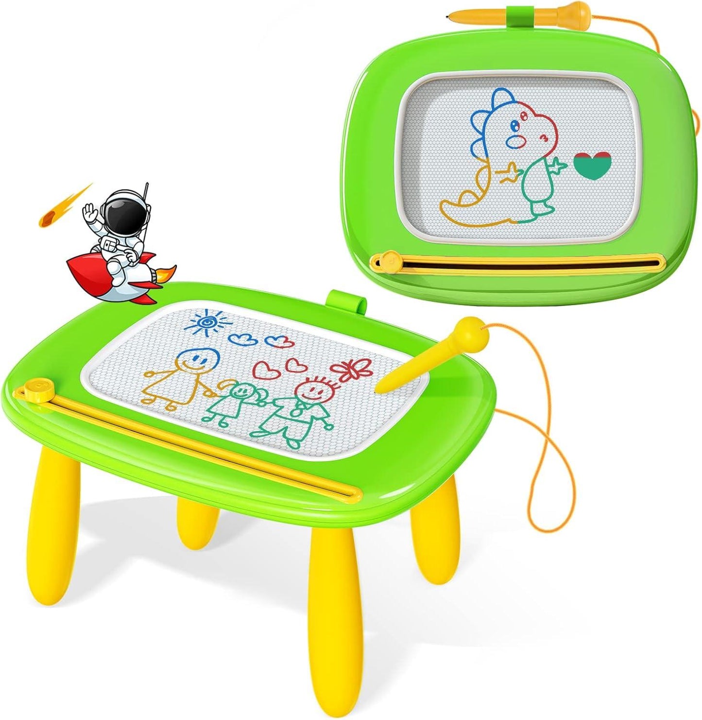Magnetic Sketch Board - Magnetic Drawing Board Doodle Board Pad Learning Educational Toys for 1 2 3 Year Old Baby Kids
