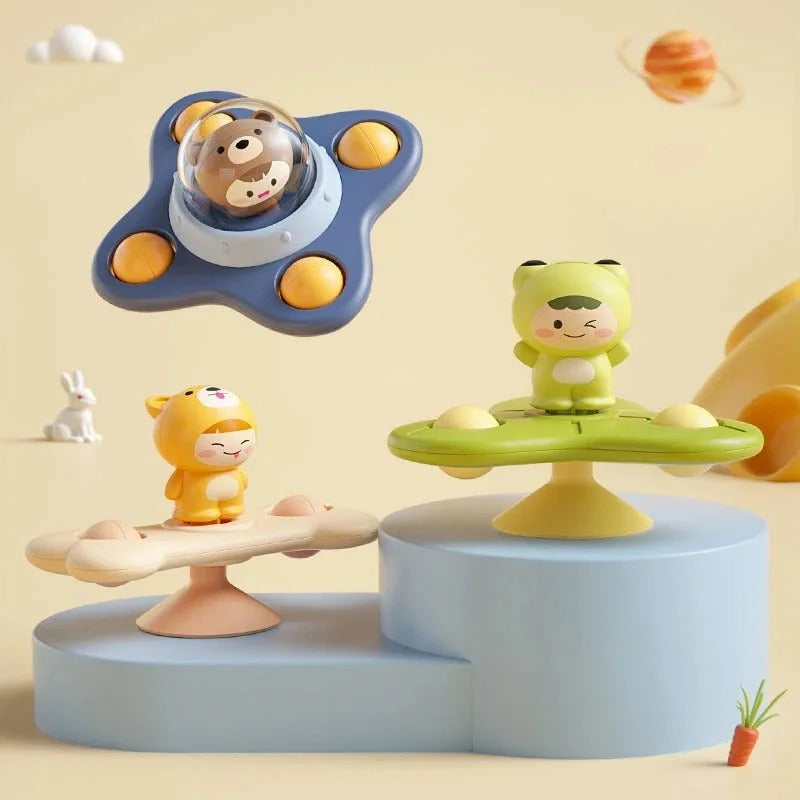 Montessori Suction Cup Spinner – Rotating Educational Toy