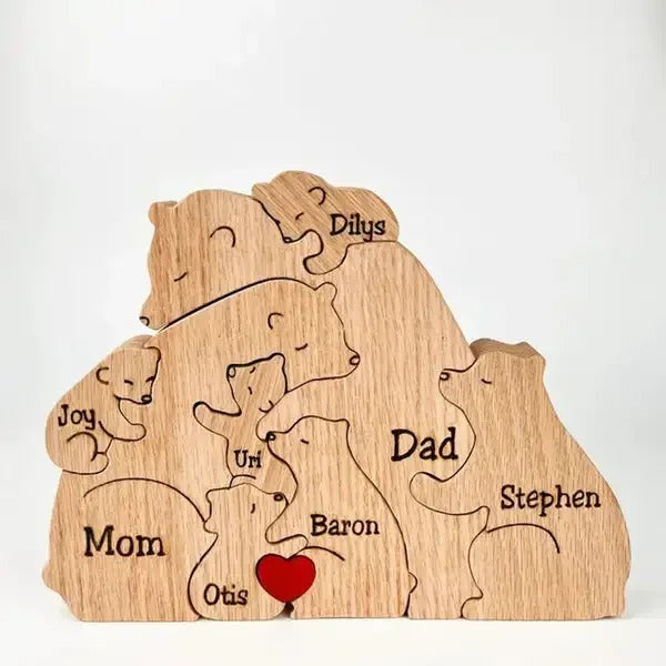 Handcrafted Personalised Bear Family