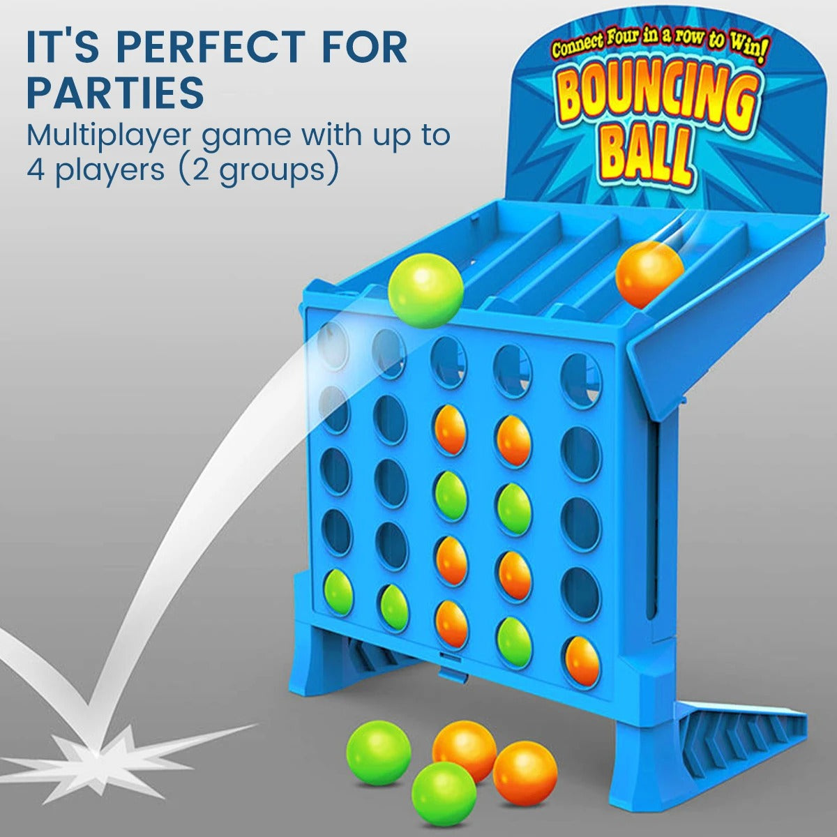 Four in a Row Target Shooting Game