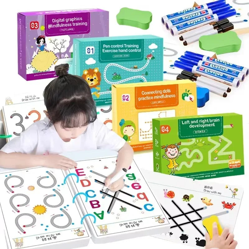 MagicLines - Magical Tracing Book Set