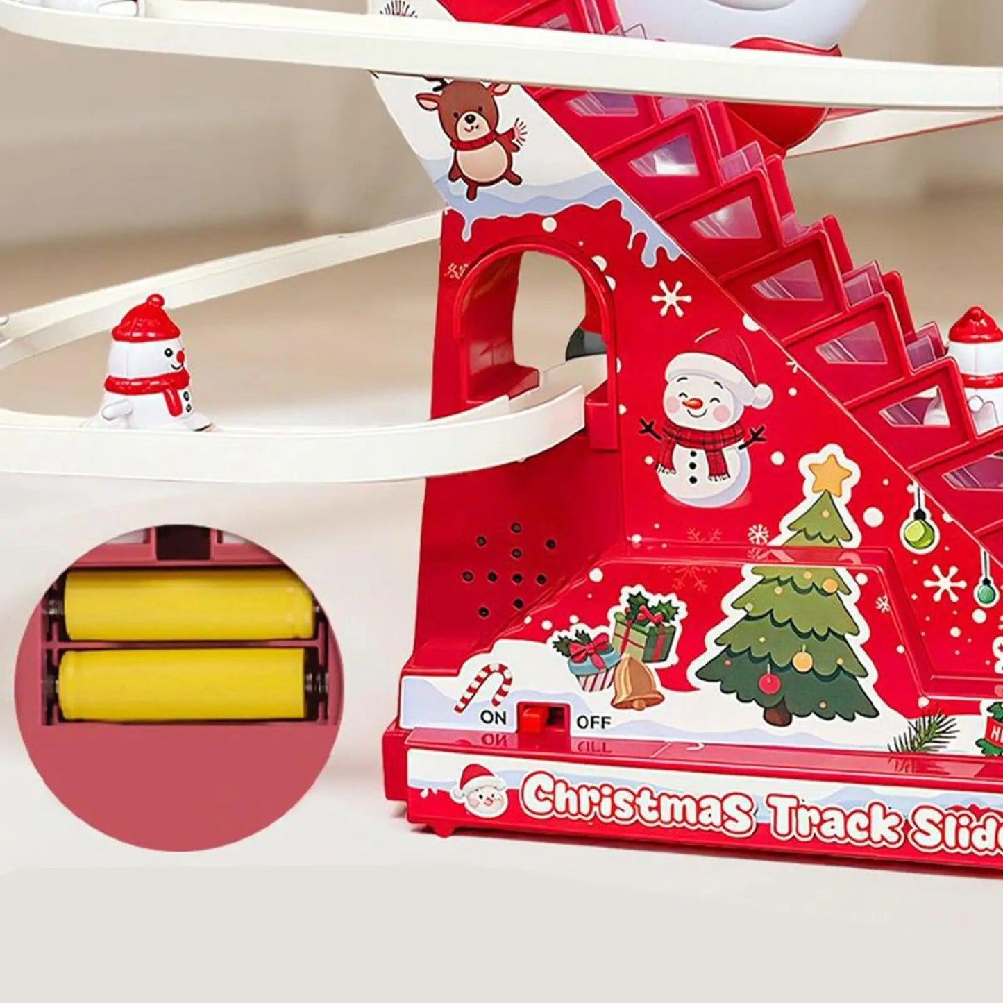 Christmas Santa Slide Roller Coaster Fun