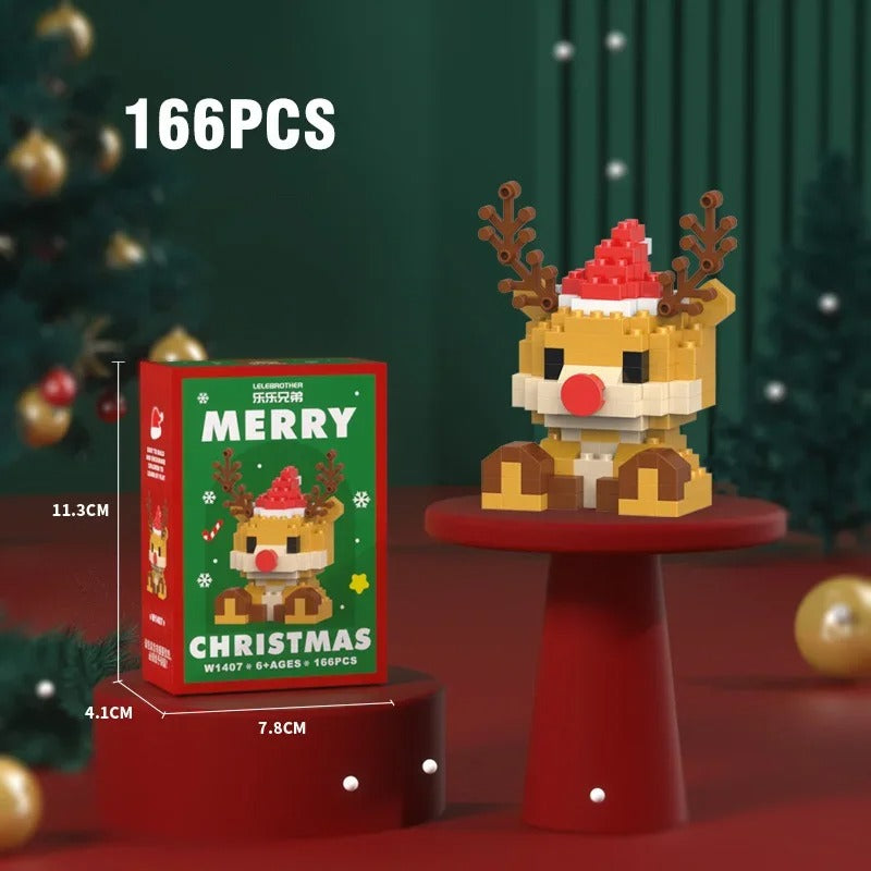 Building block Christmas figures – fun for the whole family