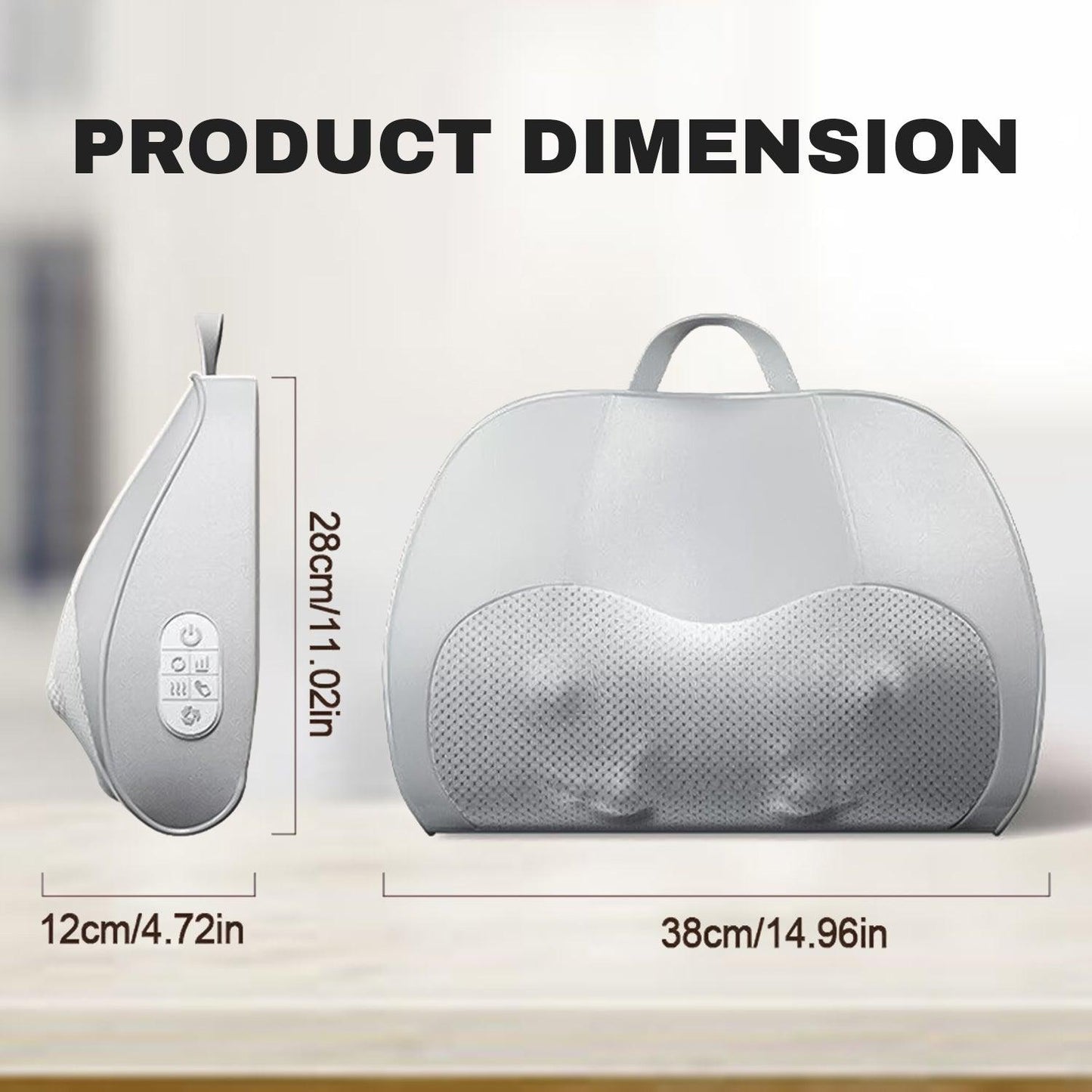 Shiatsu Pillow Massager - Massage Pillow Neck Shiatsu Deep Kneading Shoulder Back Foot Heat 3d Massager