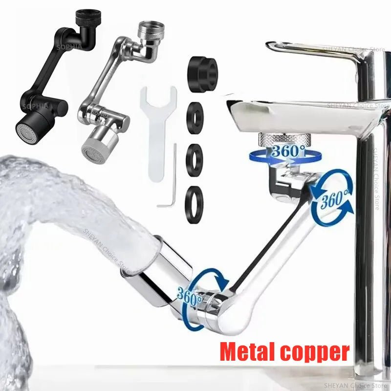 Metal Robotic Arm Faucet Extender