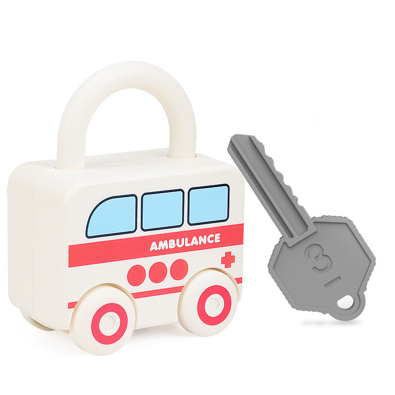 Montessori Key Lock - Patterns and Colours Toy