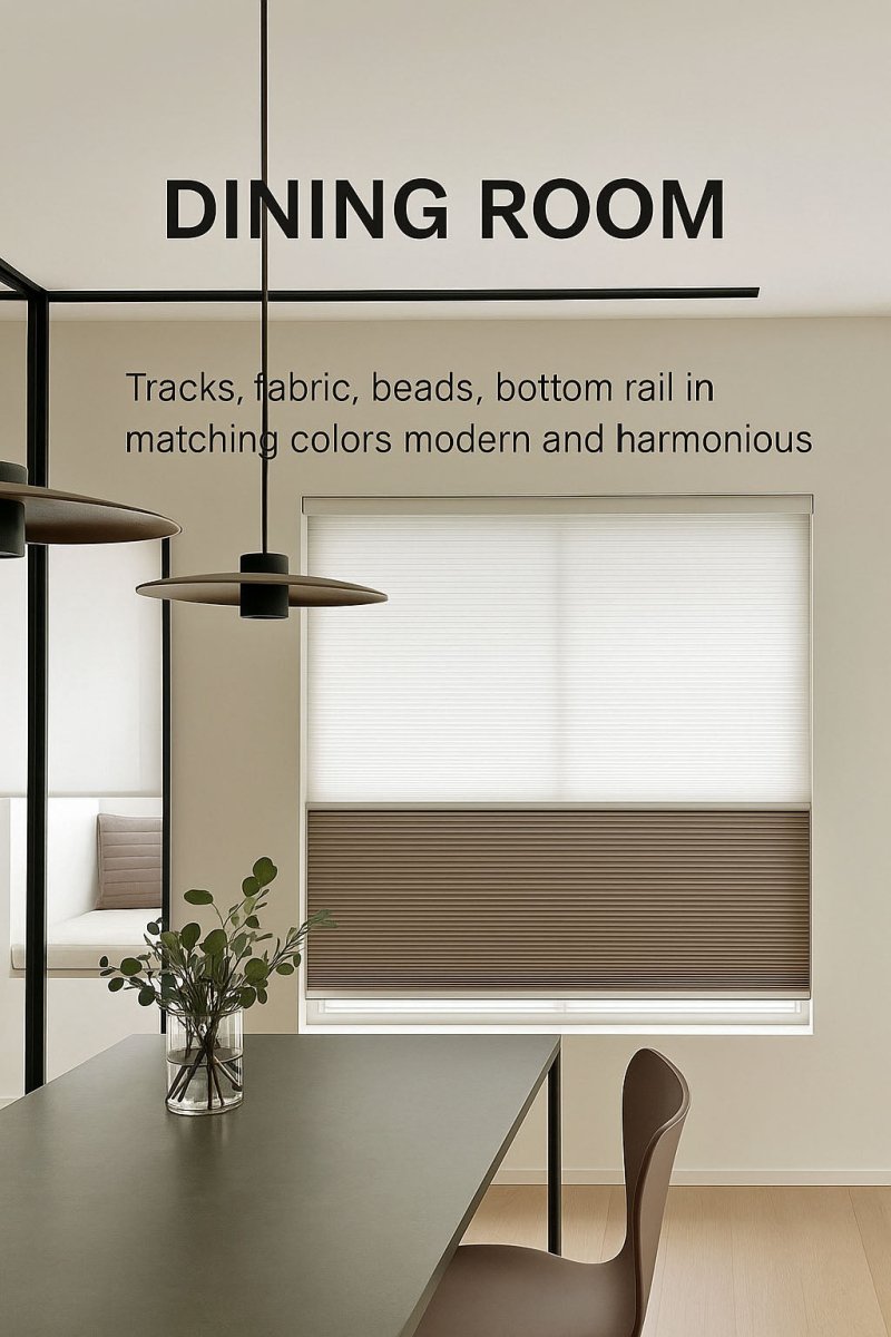 No-Drill Electric Day & Night Blind – Remote Control, Light Filtering, Modern Design