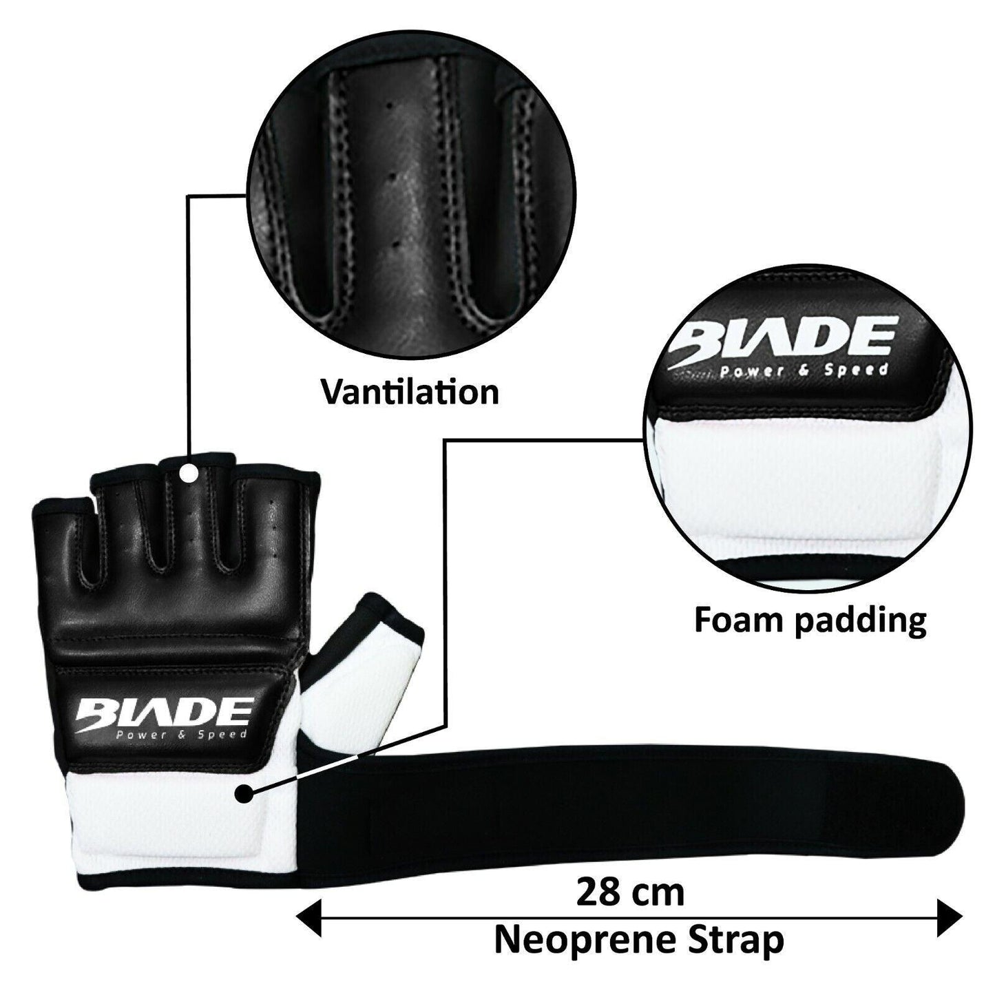 Boxing Gloves for Training -  MMA Gloves Leather Taekwondo Martial Arts Punch Bag Boxing Gloves